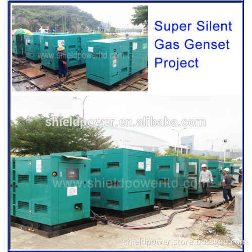 150KV Soundproof Biogas Generator Set Biogas Powered Generators